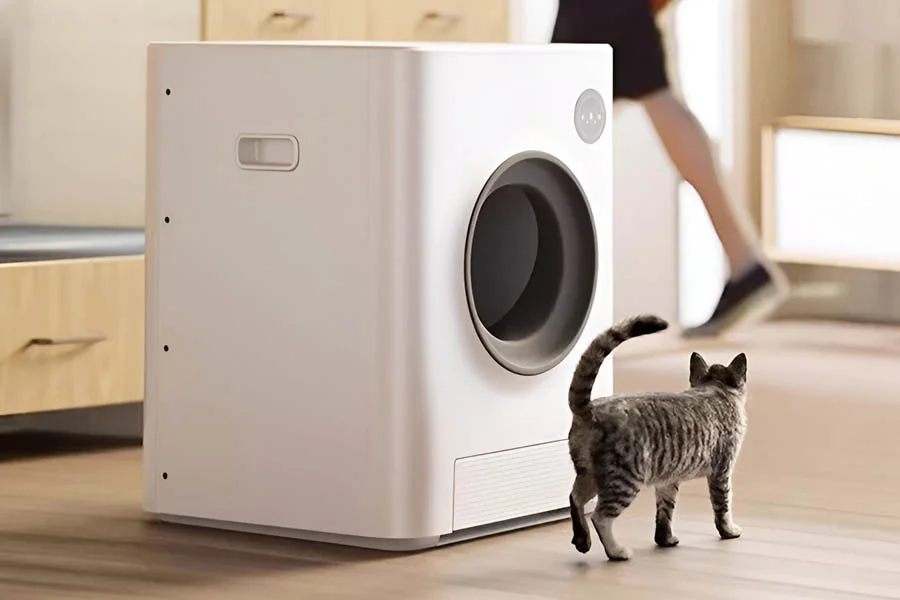 kitty litter box that cleans itself