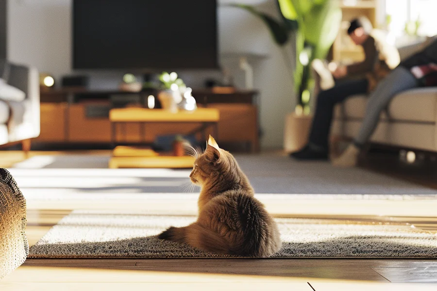 automatic scooping litter box