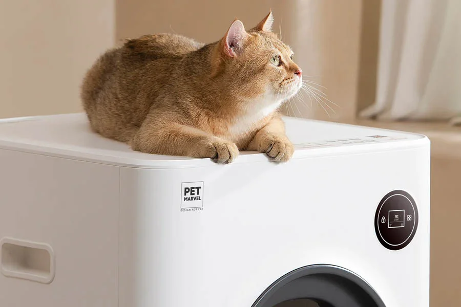 self-cleaning cat litter boxes